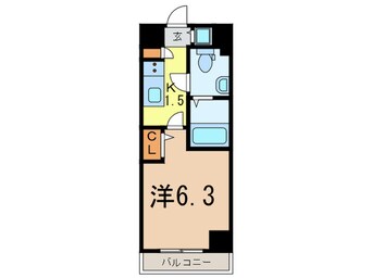 間取図 グランド・ガーラ高輪（1013）