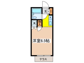 間取図 キューブ浜田山