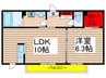 コリナベルデ 1LDKの間取り