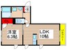 コリナベルデ 1LDKの間取り