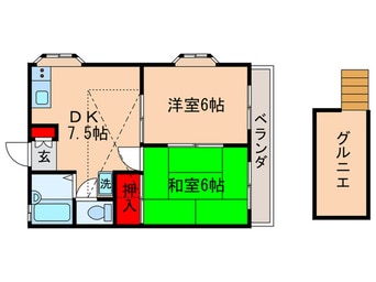 間取図 第１石井コーポ