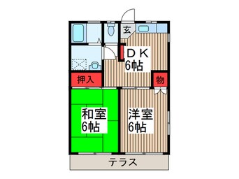 間取図 西浦和ハイツ