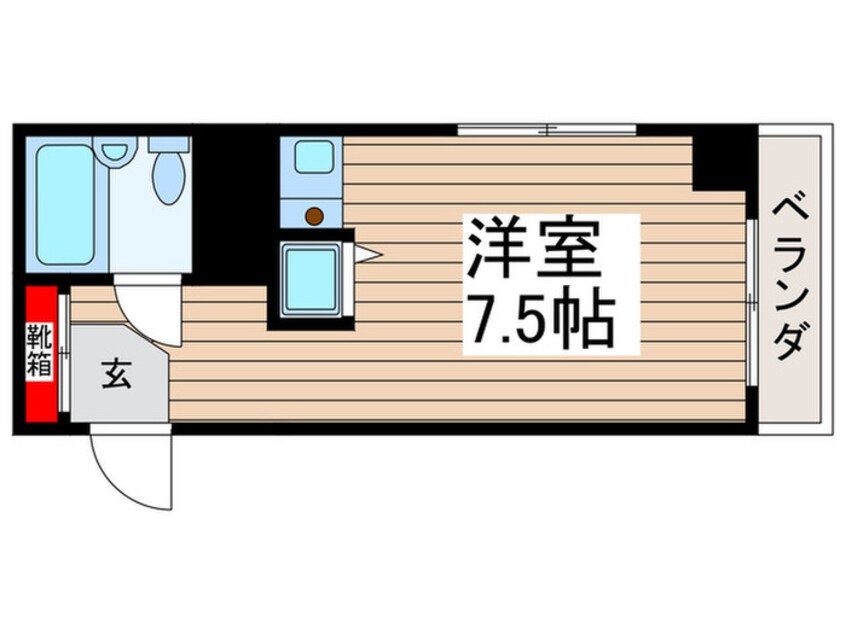 間取図 日神パレス錦糸町（６０２）