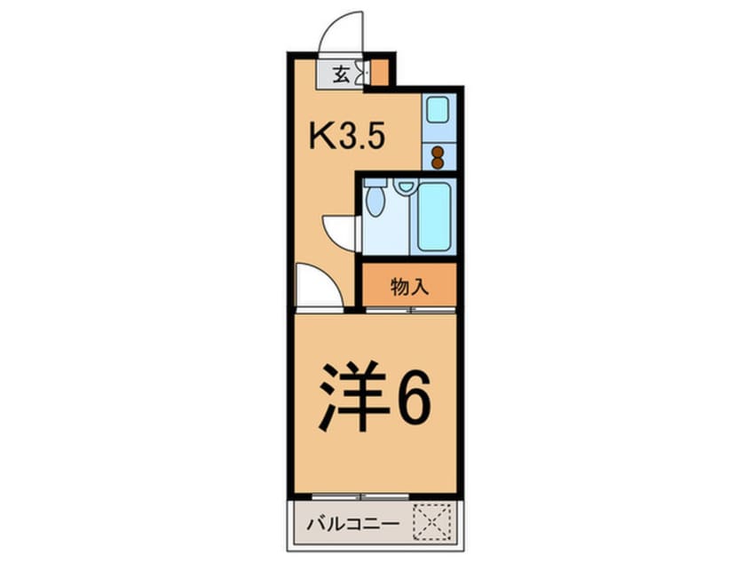 間取図 コーポハックベリー