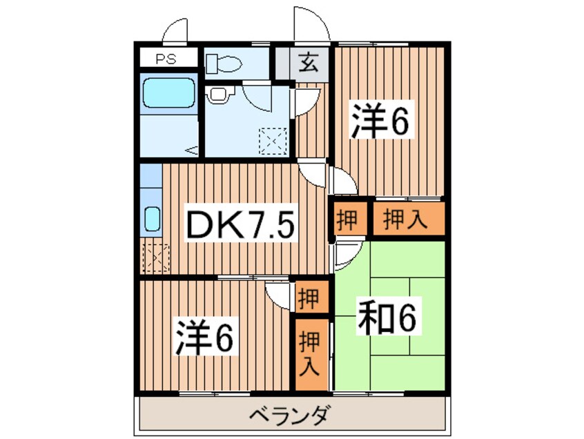 間取図 エトワール湘南