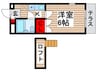 ジュネパレス新松戸901Ｂ 1Kの間取り
