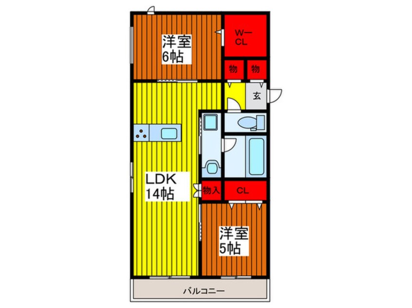 間取図 メゾンドパール