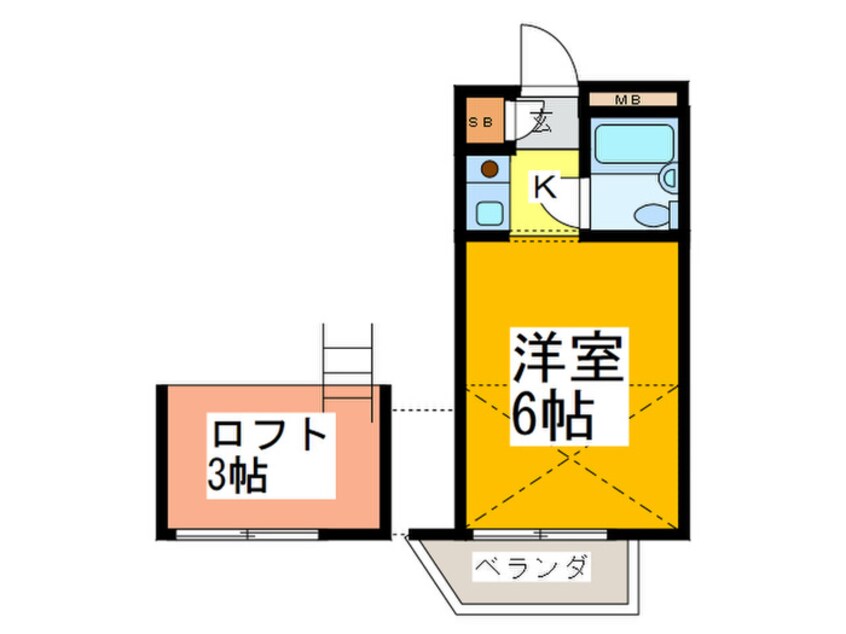 間取図 サニ－コ－ト．Ｓ