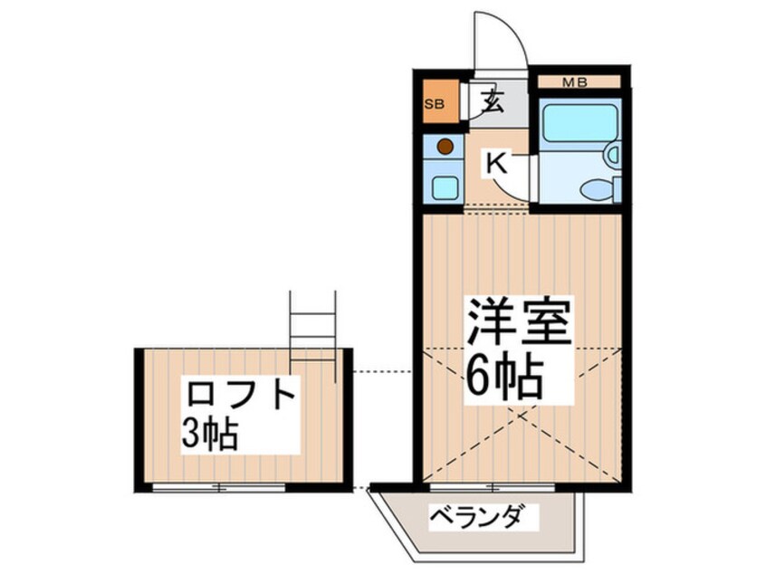 間取図 サニ－コ－ト．Ｓ