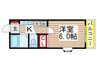 タケハイム船橋 1Kの間取り