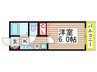タケハイム船橋 1Kの間取り