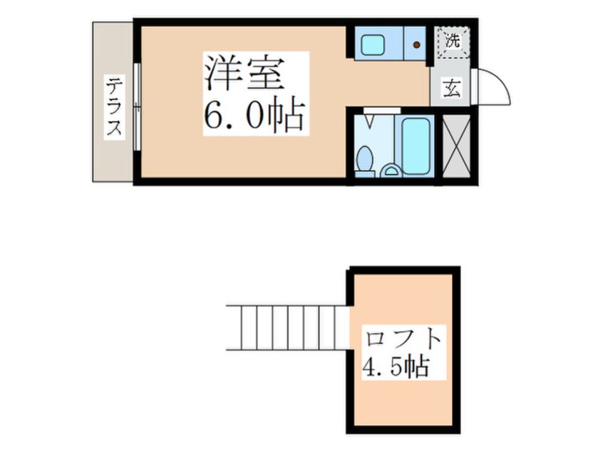 間取図 ハイム旭ヶ丘