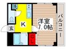 プライムアーバン行徳Ⅲ 1Kの間取り