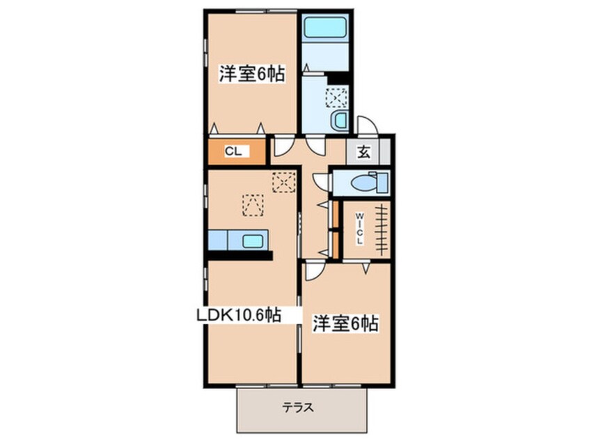 間取図 エテルナコートB