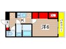 仮)リブリ・江戸川区西小岩 1Kの間取り