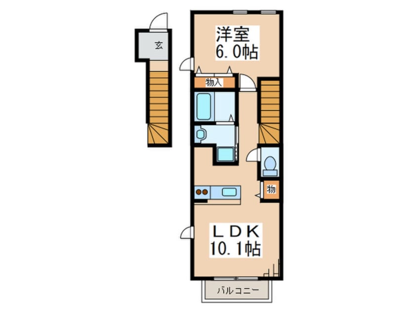 間取図 グリーンヴィラージュC