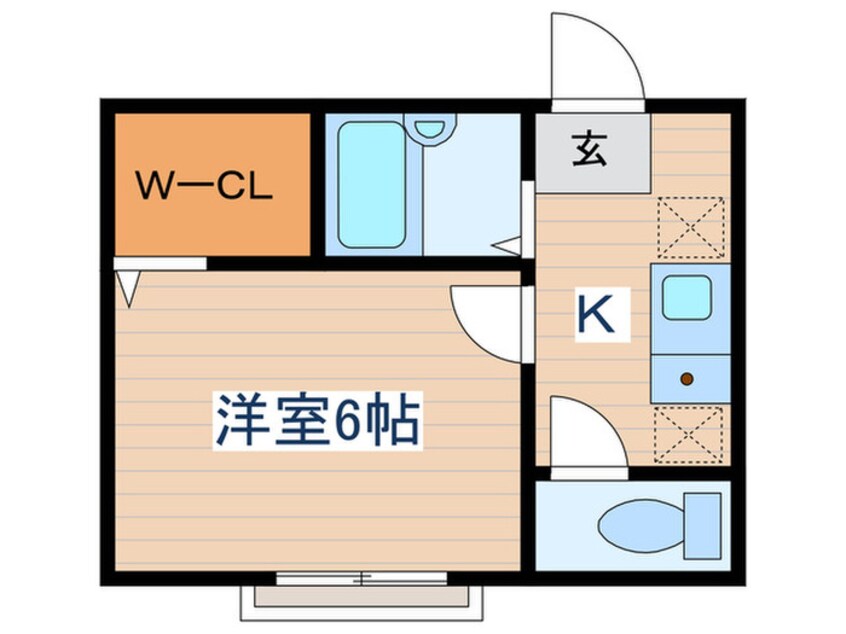 間取図 フォンテーヌ