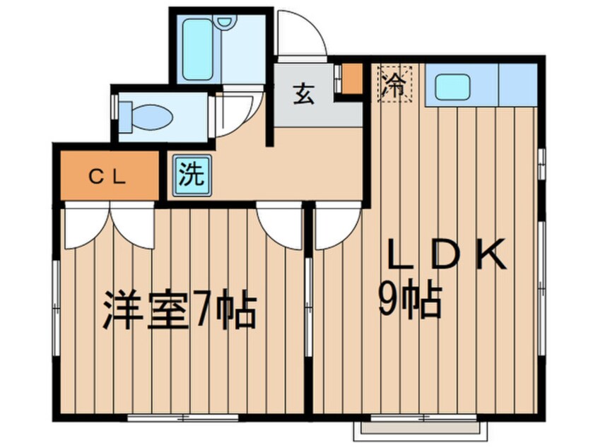 間取図 メゾン・ド・シャロ－ム