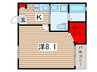 フォレスタ西千葉 1Kの間取り