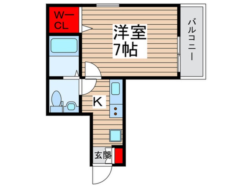 間取図 サンクレスト八柱