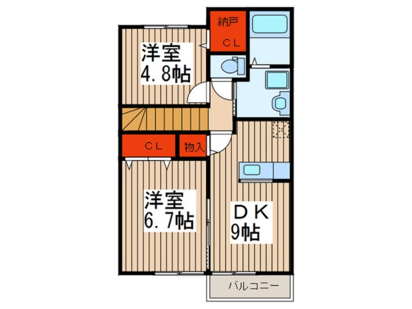 間取図 アイランドA