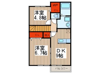 間取図 アイランドA