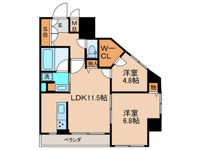間取り図 MYRIA RESIDENCE Komagome