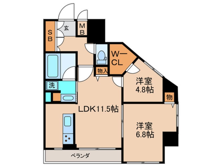 間取図 MYRIA RESIDENCE Komagome