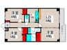 ビブレ谷在家 3LDKの間取り