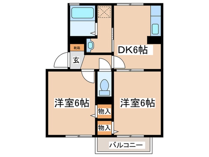間取り図 エクセル川端Ｅ棟