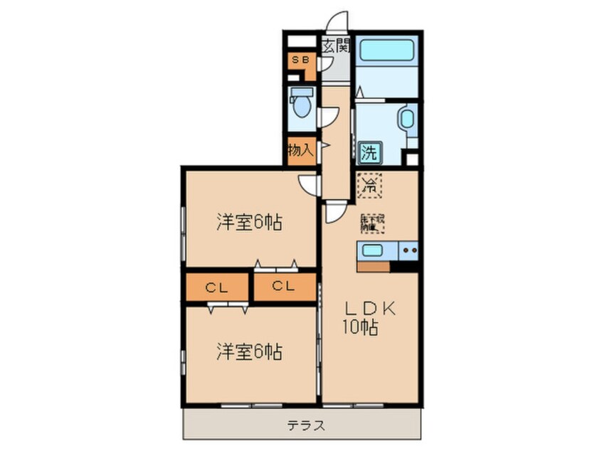 間取図 サンレーモ