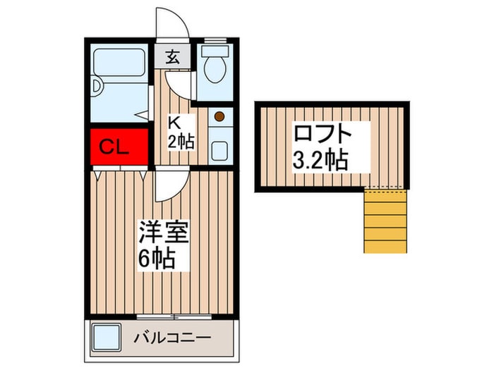 間取り図 プランドールフジ