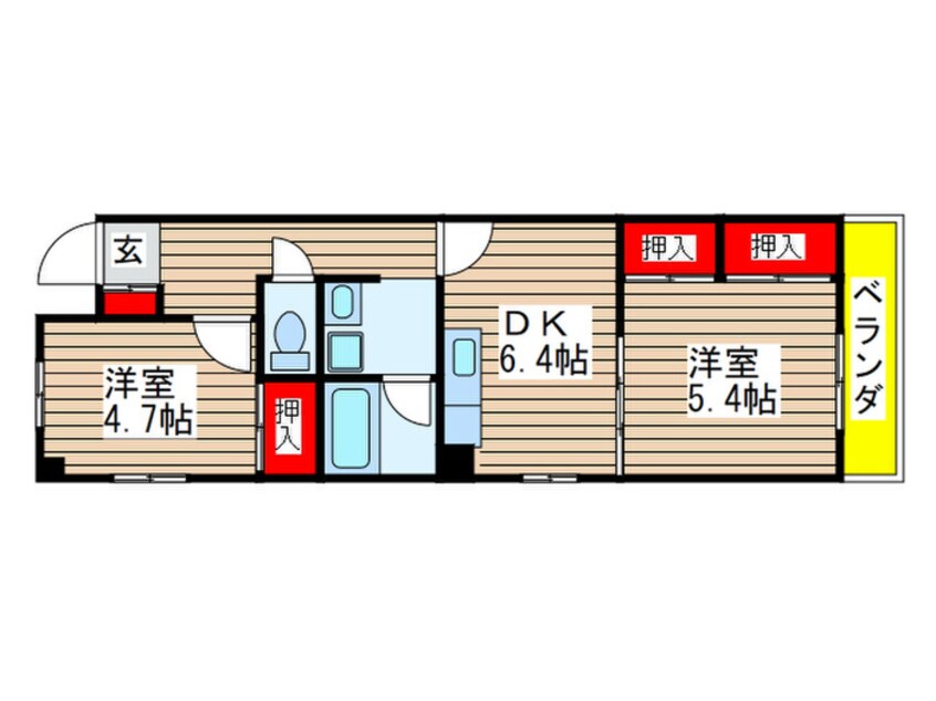 間取図 シャルル中山