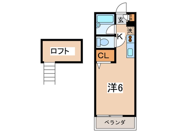 間取り図 クレドメゾン白楽