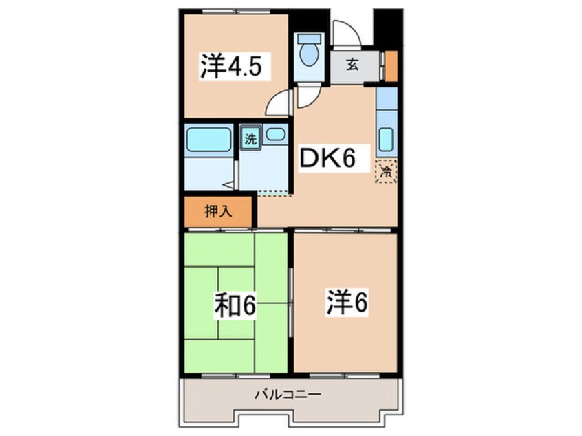 間取図 ヒルトップ