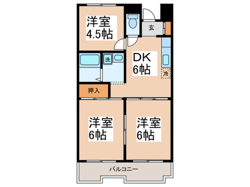 間取図 ヒルトップ