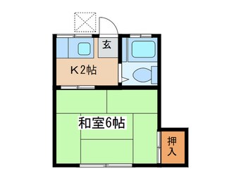 間取図 めじろ荘