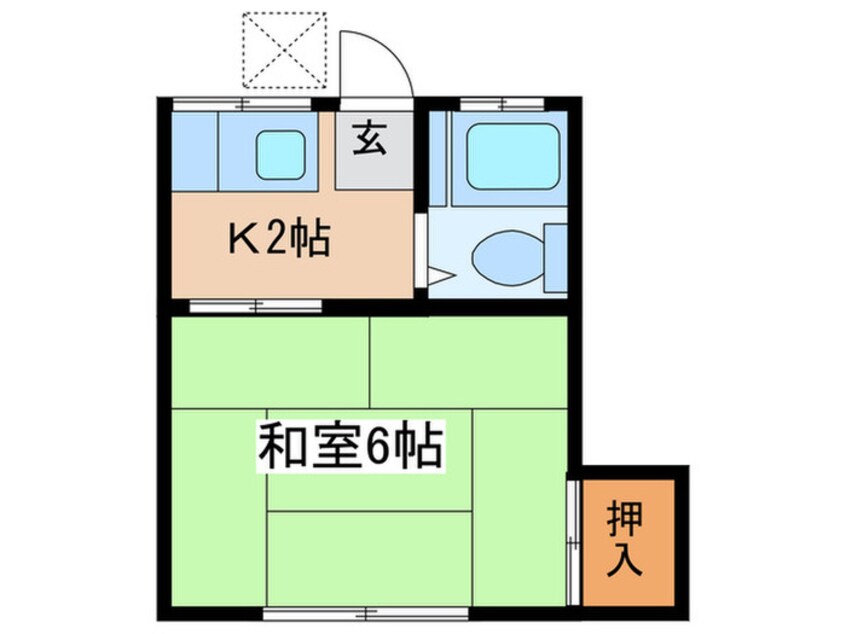 間取図 めじろ荘