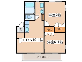 間取図 シェ　ポローニャⅠ