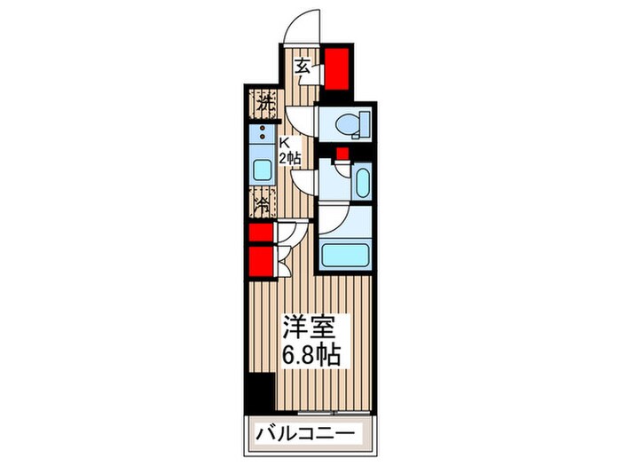 間取り図 ザ・パークハビオ入谷