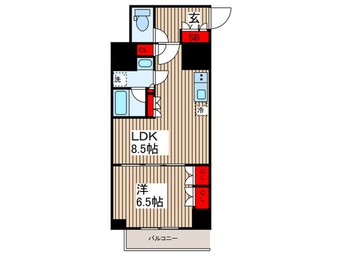 間取図 ザ・パークハビオ入谷