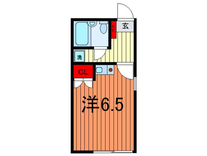 間取図 コ－ポ関口