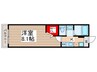 キャメルみずほ台ノア 1Kの間取り