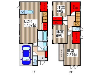 間取図 ﾏｲﾎｰﾑﾈｸｽﾄ川口赤井８号棟