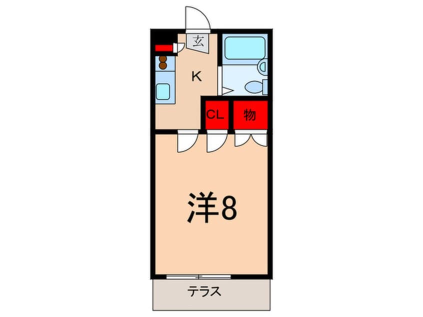 間取図 功刀ハイツ
