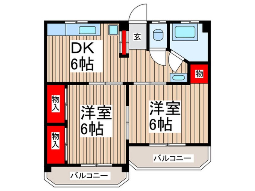 間取図 フォレストフィールド