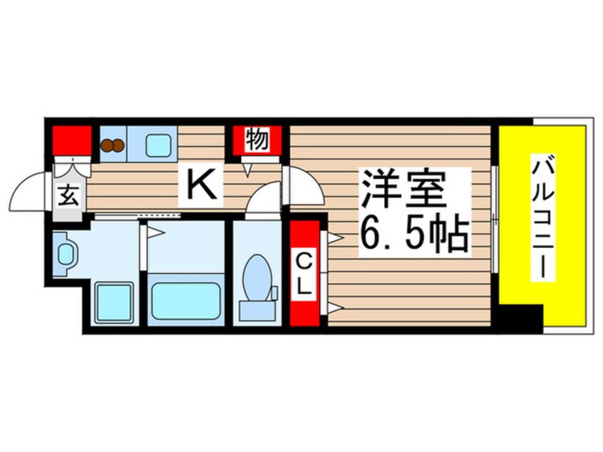 間取図 レジディア船橋1