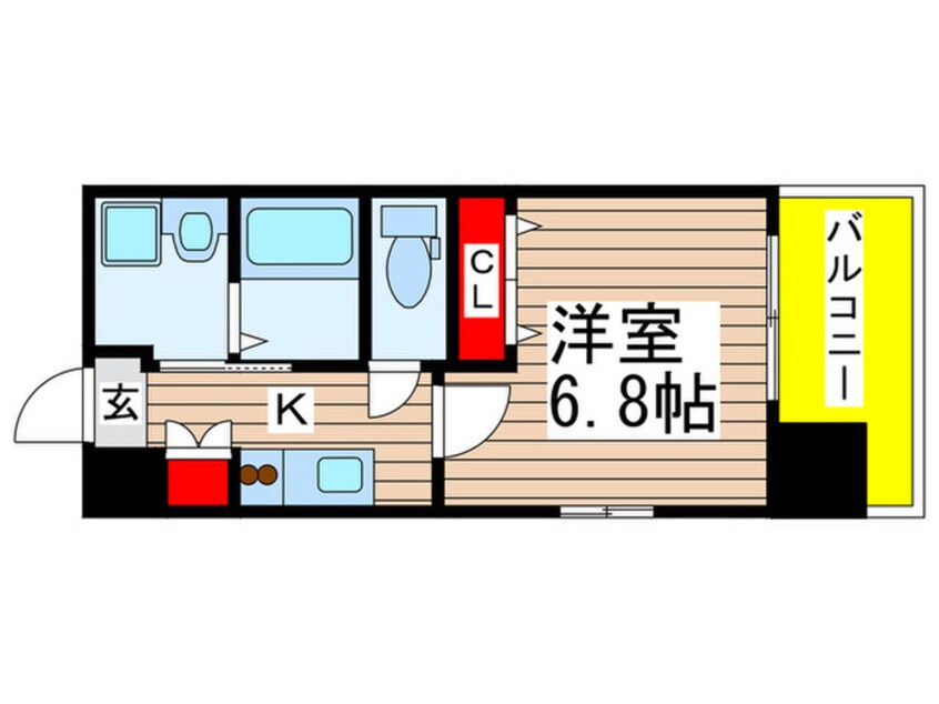 間取図 レジディア船橋1