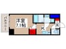 LIBR GRANT 大宮 1Kの間取り