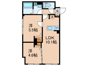 間取図 エルファーロ目黒Ⅱ